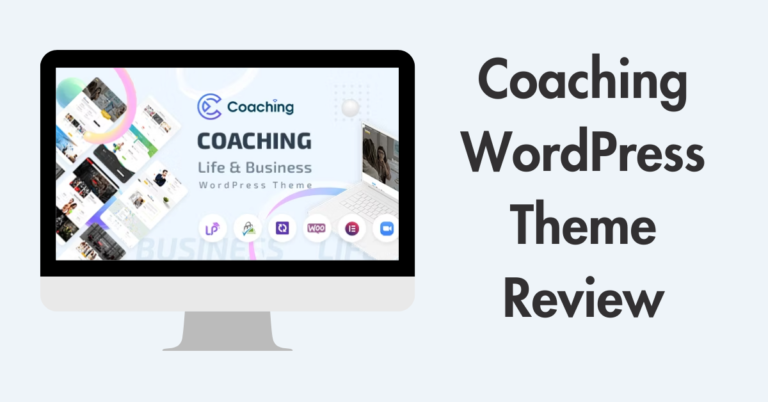 Coaching WP Theme Review