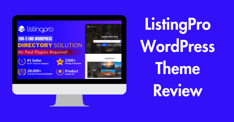 ListingPro WordPress Theme Review