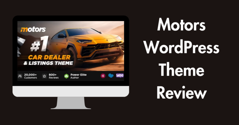 Motors WordPress Theme Review