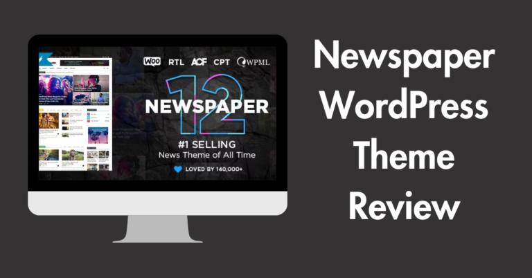 Newspaper WordPress Theme Review