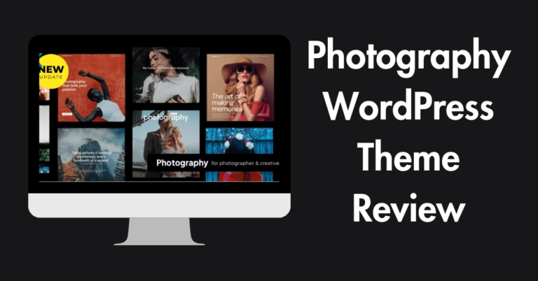 Photography WordPress Theme Review