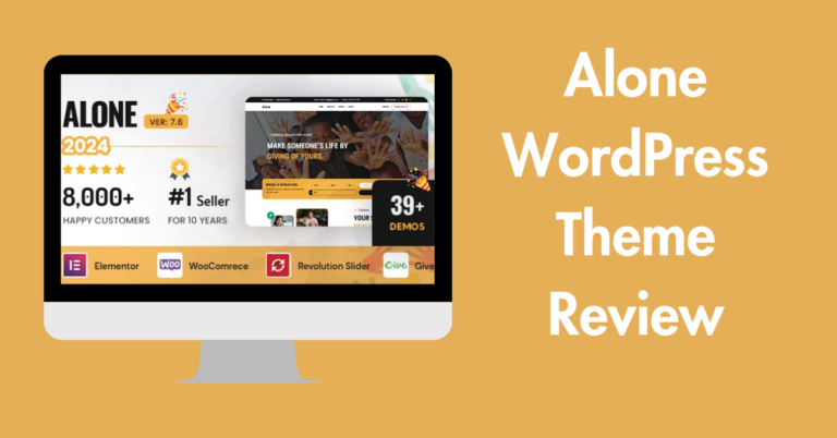 Alone WordPress Theme Review