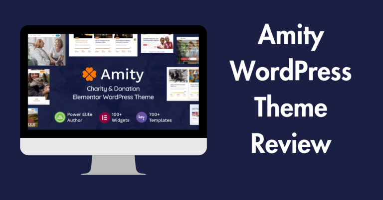 Amity WordPress Theme Review