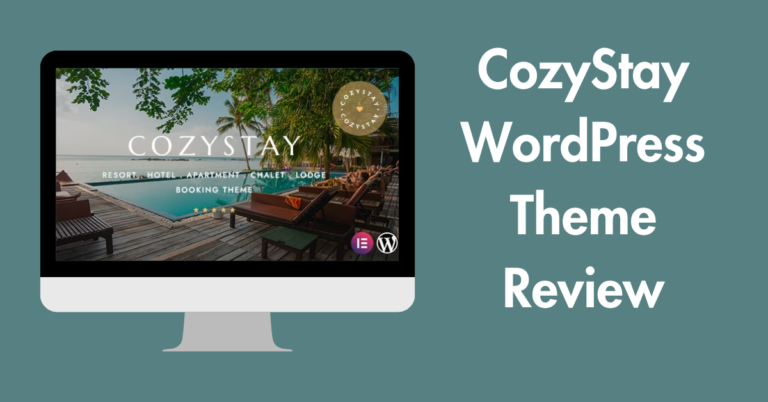 CozyStay WordPress Theme Review