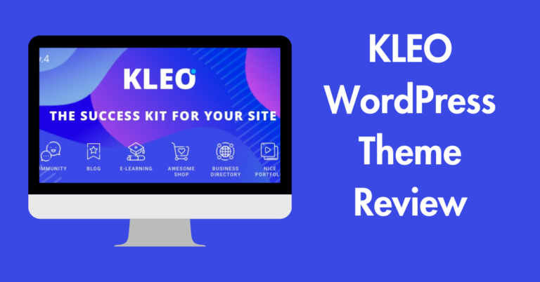 KLEO WordPress Theme Review