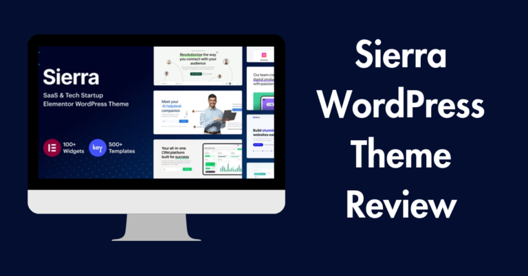 Sierra WordPress Theme Review